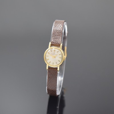 ETERNA Golden Heart sehr kleine Damenarmbanduhr in GG 750/000, Schweiz um 1960, Automatik, 2-tlg. Geh., aufgedr. Boden bez. "Golden Heart", ...