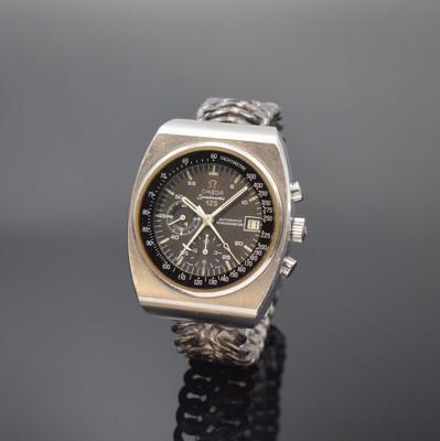 OMEGA Armbandchronograph Speedmaster 125 in Chronometerqualität Referenz 378.0801/178.0002, Automatik, Schweiz um 1974, Edelstahlgeh. inkl. neutr. ...