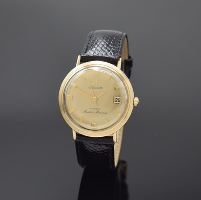 LeCoultre Herrenarmbanduhr Modell Master Mariner Referenz 600 - 907, Schweiz / USA um 1950, Automatik, GG 585/000 Einschalengeh., gold. Zifferbl. m. ...