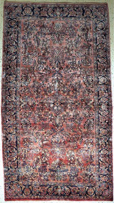 Us Re-Import Sarogh, Persien, Anfang 20.Jhd, Wolle auf Baumwolle, ca. 340 x 192 cm,gereinigt, EHZ: 2