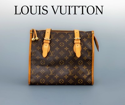 LOUIS VUITTON Handtasche, "Popincourt", Monogram Canvas, Monturen Metall verg., längenverstellbare Tragehenkel und Besätze naturfarb. ...