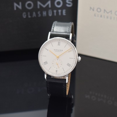 NOMOS Glashütte Ludwig für Ludwig II auf 125 Stück limitierte Herrenarmbanduhr, Deutschland verk. lt. Pap. 12/2011, Handaufzug, beids. vergl., ...