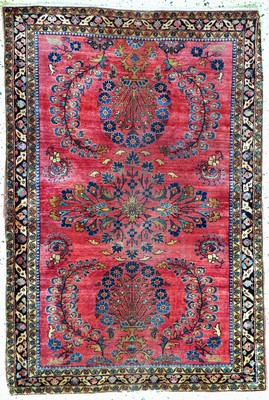 Us Re-Import Sarogh, Persien, um 1900, Wolle auf Baumwolle, ca. 146 x 99 cm, EHZ: 4