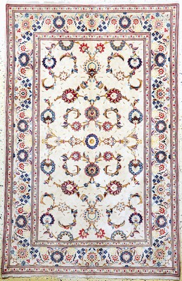 Keschan fein alt, Persien, Anfang 20.Jhd, Wolle auf Baumwolle, ca. 214 x 137 cm, EHZ: 2