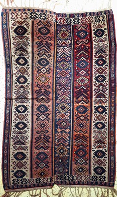 Malatya Kelim antik(2 Bahnig), Türkei, um 1900, Wolle auf Wolle, ca. 235 x 155 cm, EHZ: 2-3
