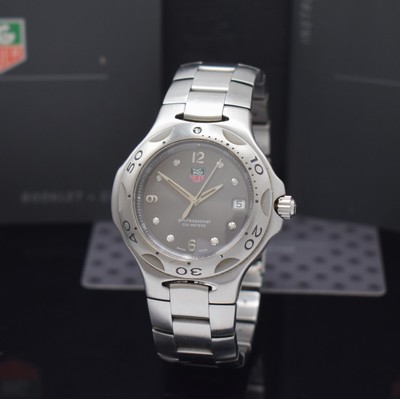 TAG HEUER Armbanduhr Serie Kirium Referenz WL1011, quarz, Edelstahlgeh. inkl. Gliederband m. Faltschl., Boden und Krone verschr., ab Herst. wasserd., ...