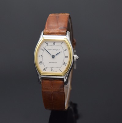 GIRARD-PERREGAUX Richeville Damenarmbanduhr Referenz 2602, Schweiz um 1995, Automatik, tonneauförmiges Geh. in Edelstahl/Gold komb. inkl. orig. ...