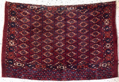 Ersari"Tschowal"antik, Turkmenistan, 19.Jhd, Wolle auf Wolle, ca. 150 x 96 cm, EHZ:4