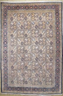 Ghom Kork, Persien, Mitte 20.Jhd, Korkwollemit Seide, ca. 350 x 240 cm, EHZ: 2