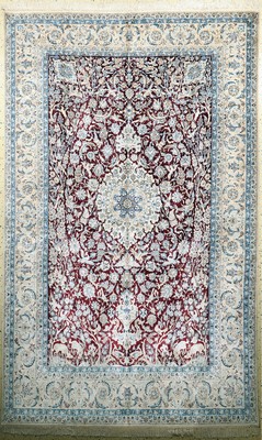 Nain Seide fein, Persien, Mitte 20.Jhd, reine Naturseide, ca. 345 x 212 cm, gereinigt,EHZ: 1-2