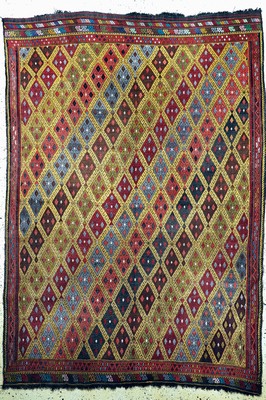 Cicim alt, Türkei, Mitte 20.Jhd, Wolle auf Wolle, ca. 270 x 190 cm, EHZ: 2, (kleine Reparaturen)