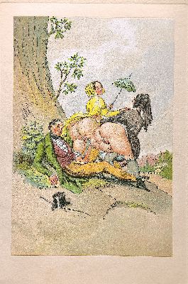 Peter Fendi: Akrobaten, Leipzig 1910, limitierte Faksimile mit 33 Abbildungen erotischer Aquarelle