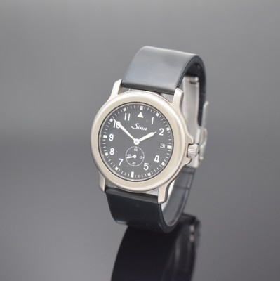 SINN auf 200 Stück limitierte Herrenarmbanduhr Referenz 8828, Schweiz/Deutschland um 2002, Automatik, beids. vergl., Boden u. Krone verschr., ...