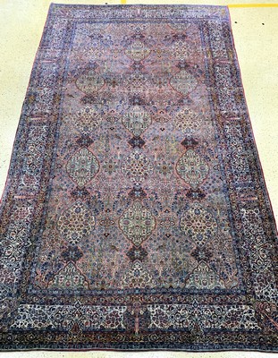 Antiker Kerman fein, Persien, um 1900, Wolle auf Baumwolle, ca. 585 x 344 cm, gereinigt, EHZ: 3