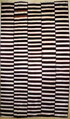 Mazandaran Kelim(5 Bahnig), Persien, Mitte 20.Jhd, Wolle auf Wolle, ca. 405 x 240 cm, EHZ: 2