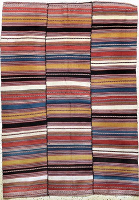 Kelim fein, Persien, Anfang 20.Jhd, Wolle auf Wolle(3 Bahnig), ca. 200 x 140 cm, EHZ: 2