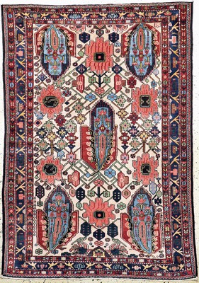 Bachtiar fein, Persien, Mitte 20.Jhd, Wolleauf Baumwolle, ca. 210 x 150 cm, gereinigt, EHZ: 1-2