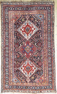 Ghaschgai"Kashkuli"fein antik, Persien, um 1900, Wolle auf Wolle, ca. 250 x 150 cm, EHZ: 3