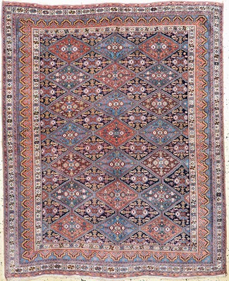 Afschar fein alt, Persien, Anfang 20.Jhd, Wolle auf Wolle, ca. 200 x 160 cm, EHZ:(gleichmäßig dünn).