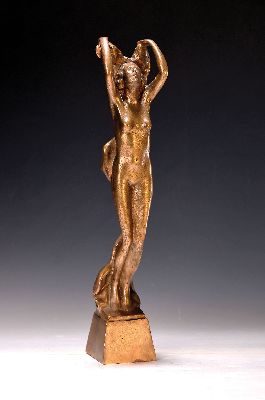 Nach Josef Thorak (1889-1952), "Das Licht", Bronzeskulptur, Ed. 14/55, mit Monogramm, bezeichnet, Gießerstempel Kunstguß Strehle, Edition ...