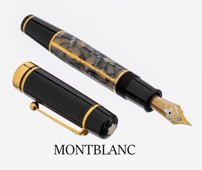 MONTBLANC Füllfederhalter, aus der Writers Edition, Alexandre DUMAS, 1996, Hommage an diesen bedeutenden Schriftsteller, zu seinen Werken gehören ...