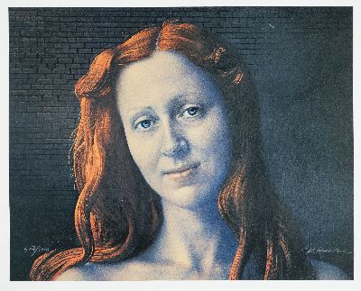 Rudolf Hausner, 1914-1995, die drei Temperamente, 3 Farblithographien, alle handsign. und num. 467/3000, je ca. 40x50cm, u.Gl., R.