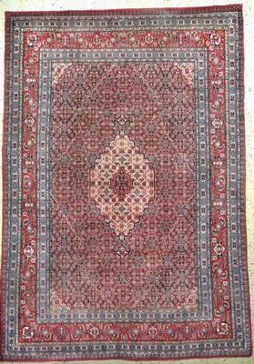 Täbriz, Persien, Mitte 20.Jhd, Wolle auf Baumwolle, ca. 297 x 207 cm, EHZ: 2(ohne Fransen)