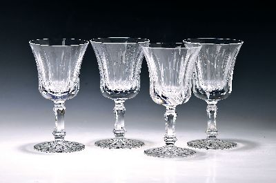 Glasset Costa Lunga, Waterford Glass Limited, Irland, farbloses Glas, 6 Rotweingläser, 6 Champagnerschalen, H. 14/17 cm