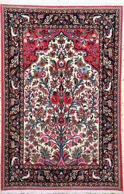 Ghom kork, Persien, Ende 20.Jhd, Korkwolle,ca. 160 x 107 cm, EHZ: 2