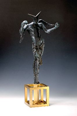 Salvador Dali (1904-1989), Surrealistischer Engel (1984), Bronze, Ed. 902/1500, Edition Rom y Rom (Meisterwerke des 20.Jh., Rudolf Rom), ...