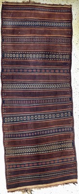 Belutsch Sumakh, Persien, um 1900, Wolle auf Wolle, ca. 290 x 115 cm, EHZ: 2-3
