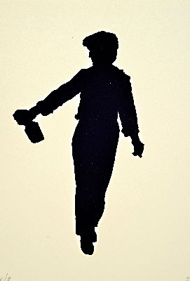 Gerhard Messemer, geb. 1950 Landau/Pfalz, pétanque Pause, Farblithographie, handsign., betitelt, num. 13/120, ca. 39x58cm, PP, u.Gl., R. ca. 70x90cm