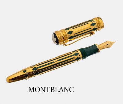 MONTBLANC Patron of Art 4810 Edition 1997, Kolbenfüllhalter, "Peter der Große", lim. Auflage hier 2354/4810, Kappe und Korpus aus ...