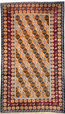 Belutsch, Afghanistan, Anfang 20.Jhd, Wolleauf Baumwolle, ca. 200 x 117 cm, EHZ: 2