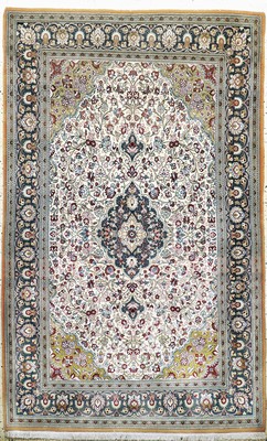 Ghom Kork, Persien, Ende 20.Jhd, Korkwolle auf Baumwolle, ca. 233 x 145 cm, EHZ: 2(Abrasch)