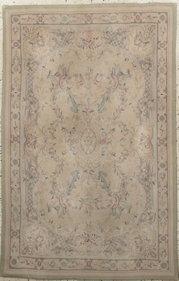 Stickerei, Europa, Mitte 20.Jhd, Wolle bestickt auf Baumwolle, ca. 182 x 117 cm, EHZ:2