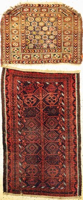 2 Lots Belutsch antik, Persien, 19.Jhd, Wolle auf Wolle, ca. 142 x 90 cm, EHZ: 4