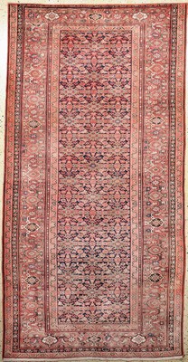 Malayer antik, Persien, um 1900, Wolle auf Baumwolle, ca. 334 x 156 cm, verkürzt, EHZ: 3