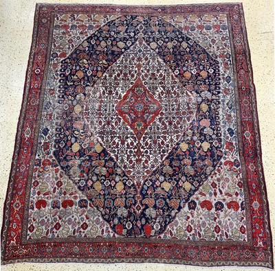 Antiker Senneh, Persien, 19.Jhd, Wolle auf Baumwolle, ca. 380 x 313 cm, EHZ: 3