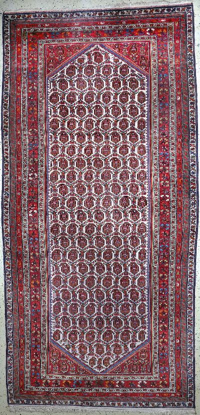 Malayer"Kelley", Persien, Anfang 20.Jhd, Wolle auf Baumwolle, ca. 390 x 185 cm, EHZ: 2-3