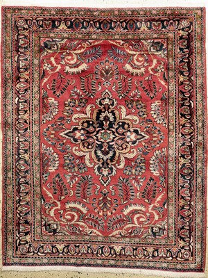 Lilian alt, Persien, Mitte 20.Jhd, Wolle auf Baumwolle, ca. 210 x 162 cm, gereinigt, EHZ: 1-2