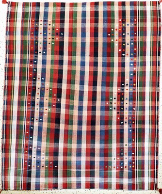 Djajim"Nomaden-Decke", Persien, Anfang 20.Jhd, Wolle auf Wolle, ca. 220 x 183 cm, (2 Bahnig), EHZ: 1-2