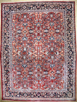Sarogh Mahal alt, Persien, Mitte 20.Jhd, Wolle auf Baumwolle, ca. 364 x 280 cm, EHZ: 2