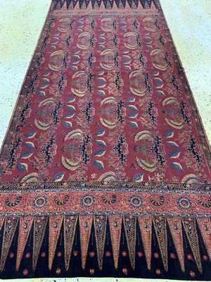 Kain Panjang, Java Indonesien, Mitte 20.Jhd, Handgezeichnete Batik, ca. 230 x 104 cm, EHZ: 1-2