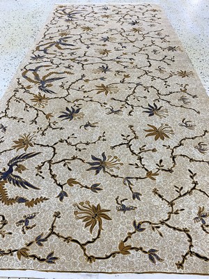 Kain Panjang, Java Indonesien, Mitte 20.Jhd, Hendgezeichnete Batik, ca. 240 x 105 cm, EHZ: 1-2