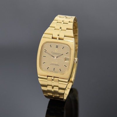 OMEGA seltener Armbandchronometer Constellation in GG 750/000 Referenz 368.852 / 166.0059, Automatik, Schweiz um 1973, massives, 2-teil. Geh., Boden ...