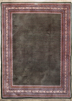 Sarogh Mir fein, Indien, Mitte 20.Jhd, Wolle auf Baumwolle, ca. 290 x 215 cm, EHZ: 2