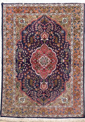Täbriz(40 Raj), Persien, Mitte 20.Jhd, Wolle auf Baumwolle, ca. 146 x 105 cm, EHZ: 2