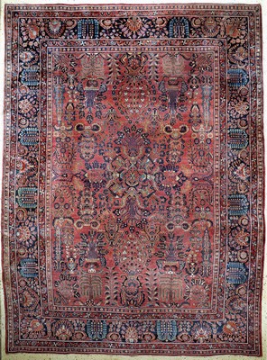 Us Re-Import Sarogh antik, Persien, um 1900, Wolle auf Baumwolle, ca. 363 x 270 cm, EHZ: 3
