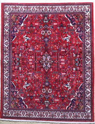 Abadeh, Persien, Mitte 20.Jhd, Wolle auf Baumwolle, ca. 204 x 163 cm, gereinigt, EHZ: 2